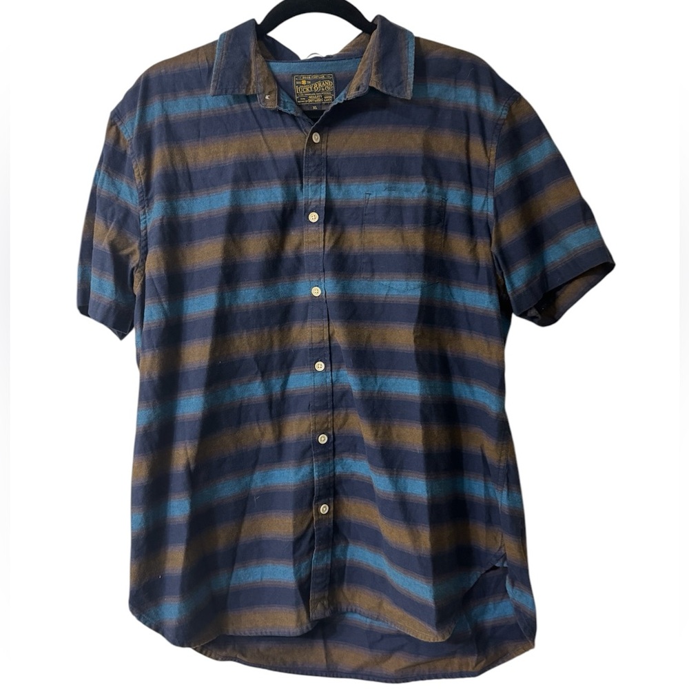 Lucky Brand size XL full button polo - like new!